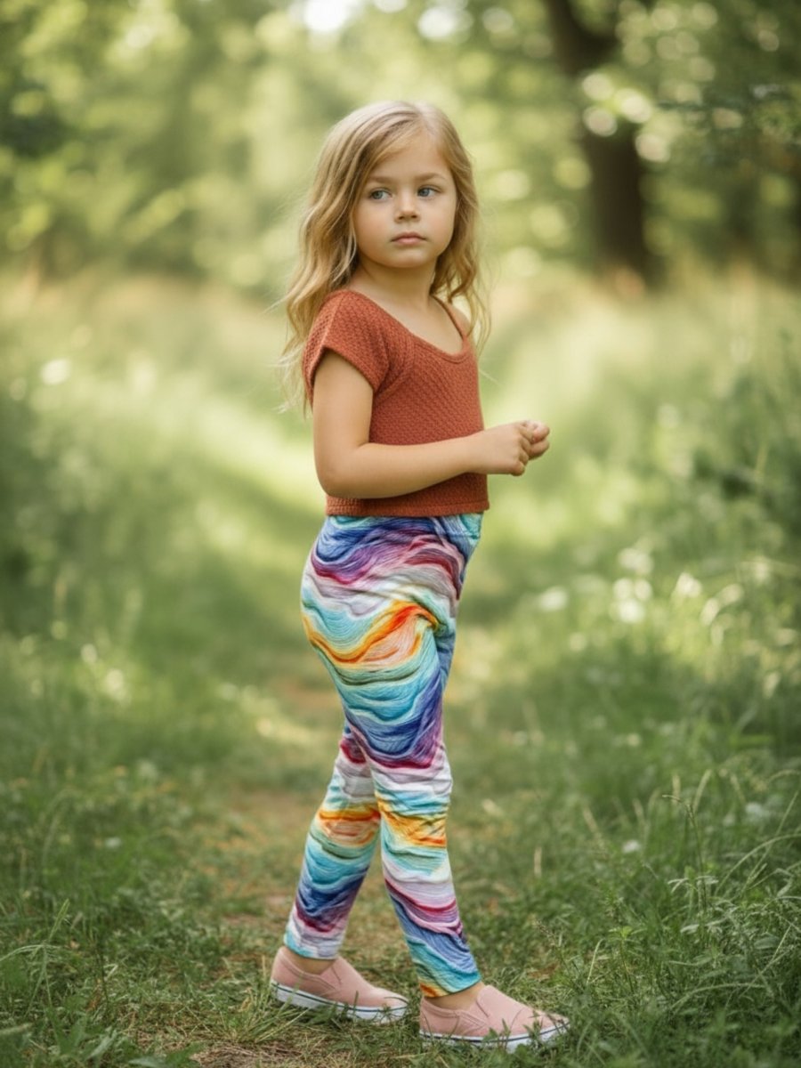 Dětské legíny Duha - 134,140