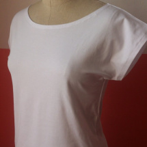 Tričko - barva bílá (bavlna)