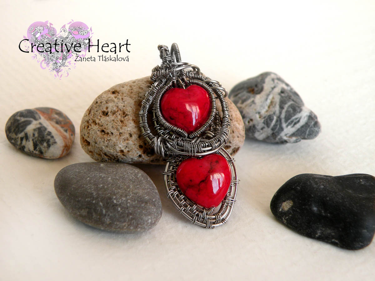 Dvě srdce v jedno spojené - sada