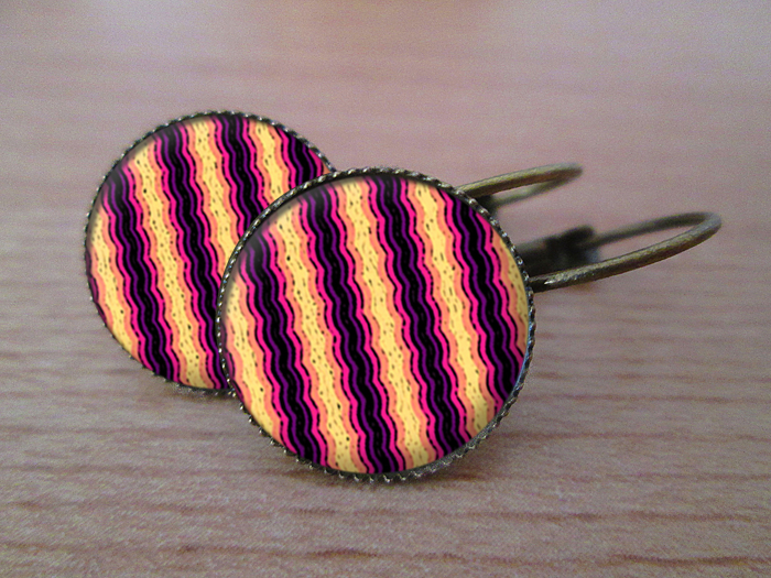 Funky- VINTAGE VISACÍ NÁUŠNICE