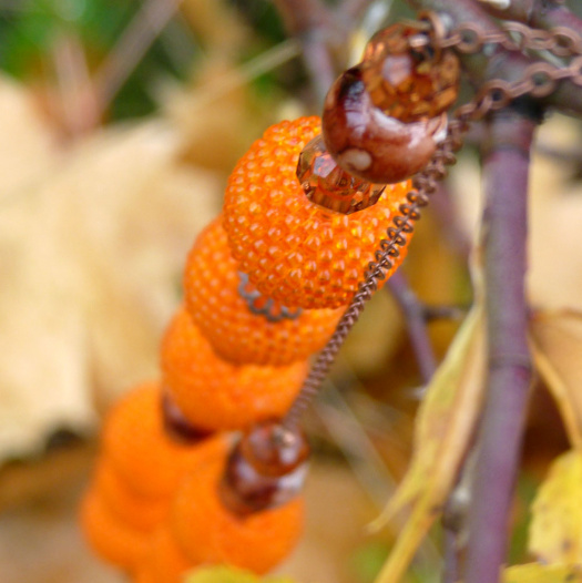 Náhrdelník - oranžáda