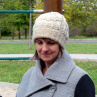 Pletená čepice - deštníčková