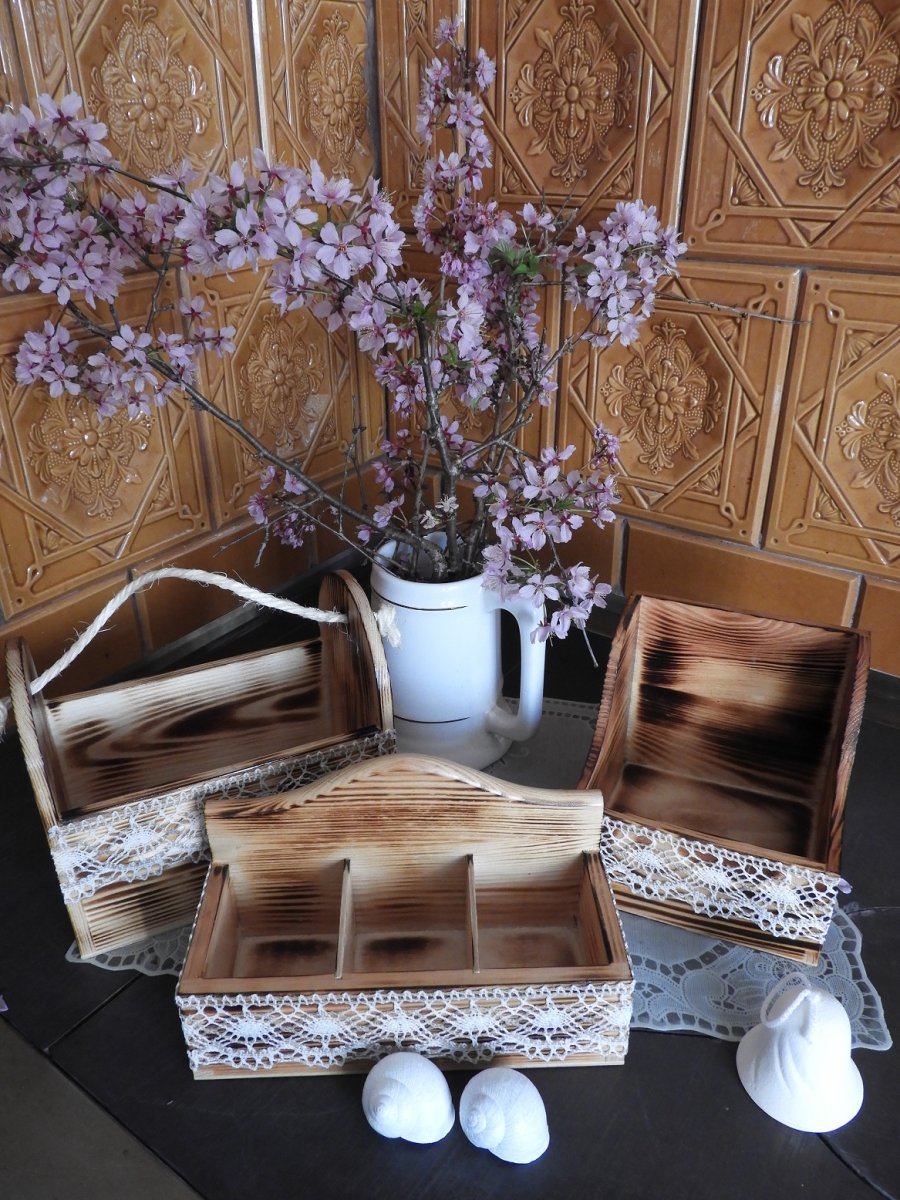 Romantická chalupářská sada s krajkou