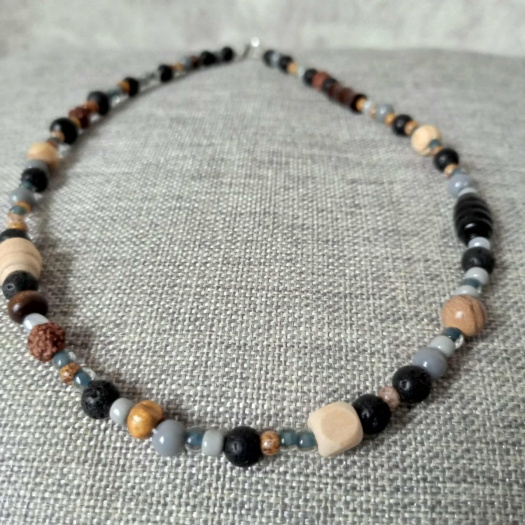 Náhrdelník Dřevěné korálky