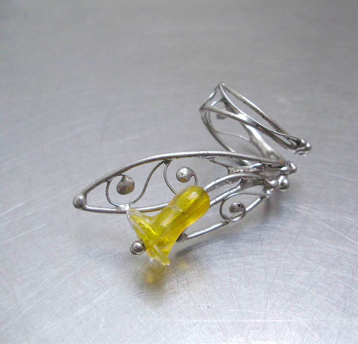 ŽLUTÝ TULIPÁN - PRSTEN