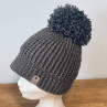 Šedý kulíšek  - čepice 