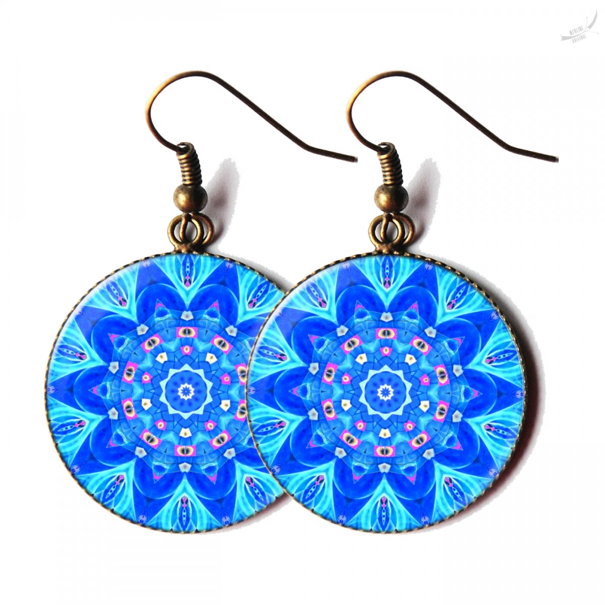 Šťastnou plavbu - náušnice - mandala