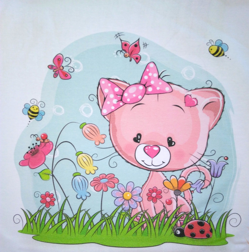 Úpletový panel dětská motiv 40 X 40  ÚPD11