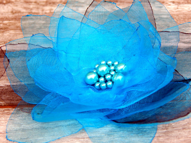 květinka do vlasů ,,moře,,