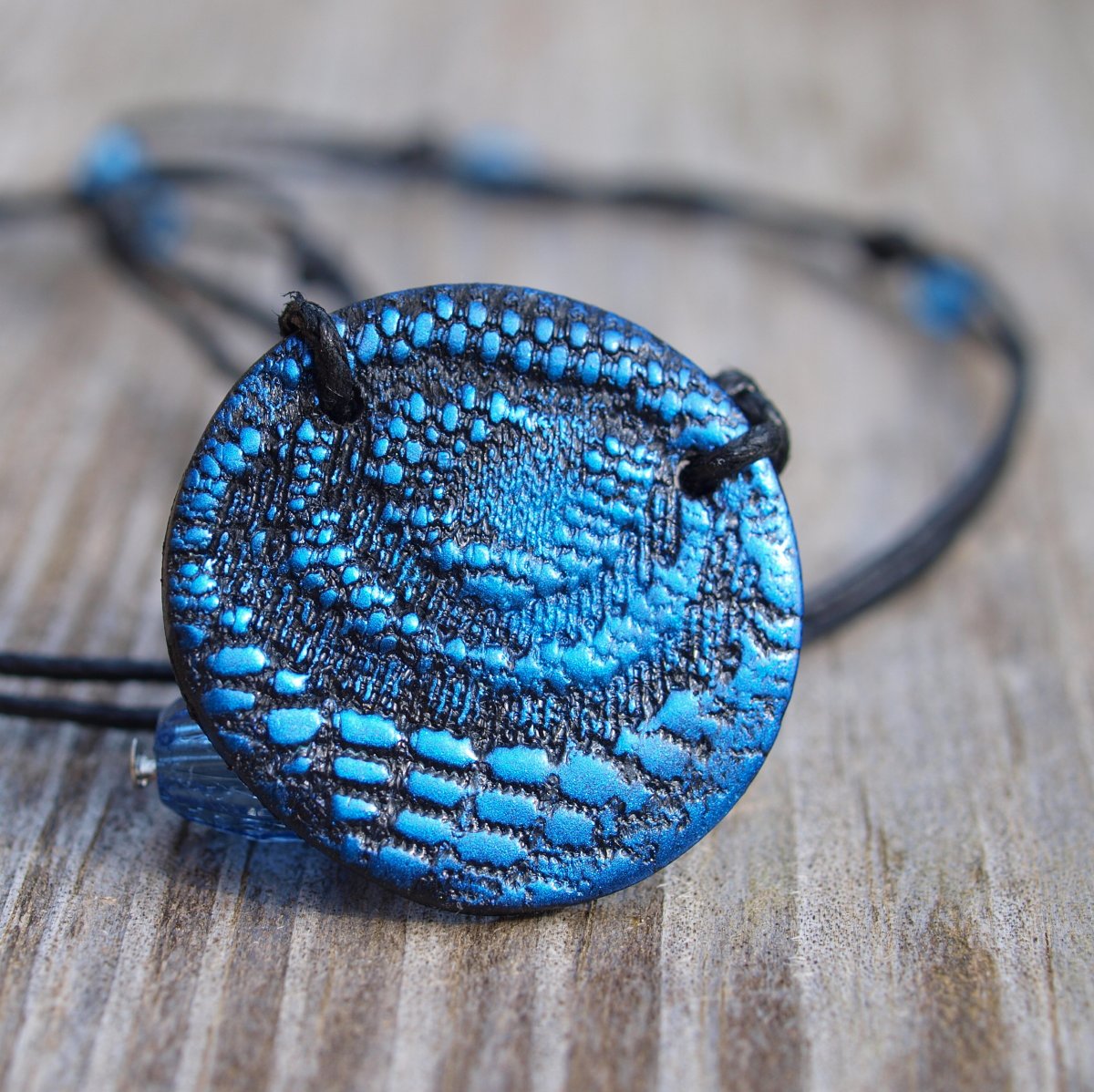 Náhrdelník - Oko Horovo modré