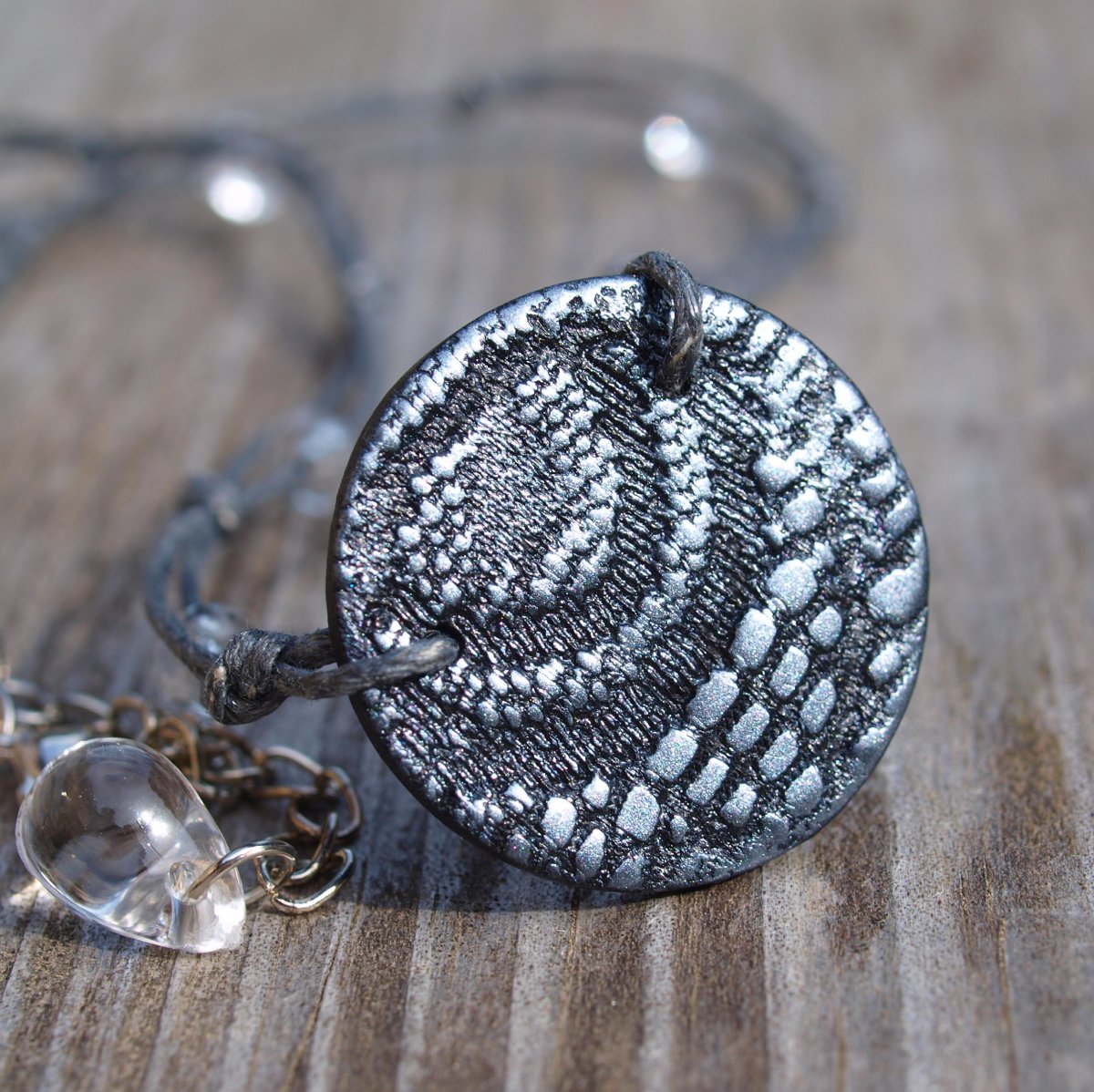 Náhrdelník - Oko Horovo stříbrné