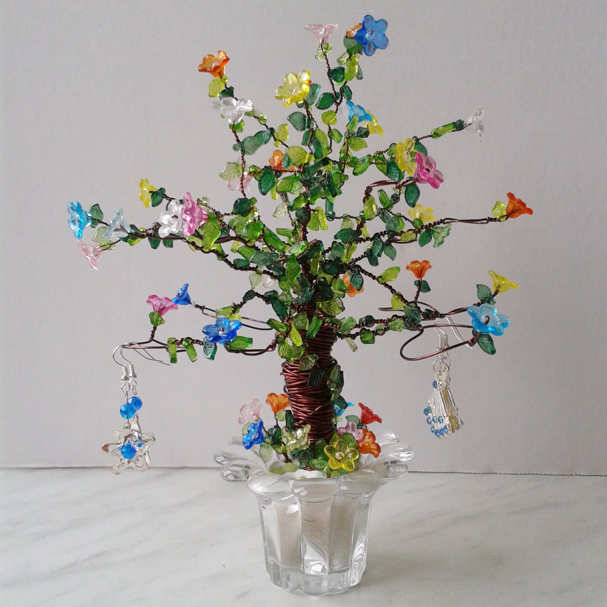 Stojánek na náušnice - strom (647)