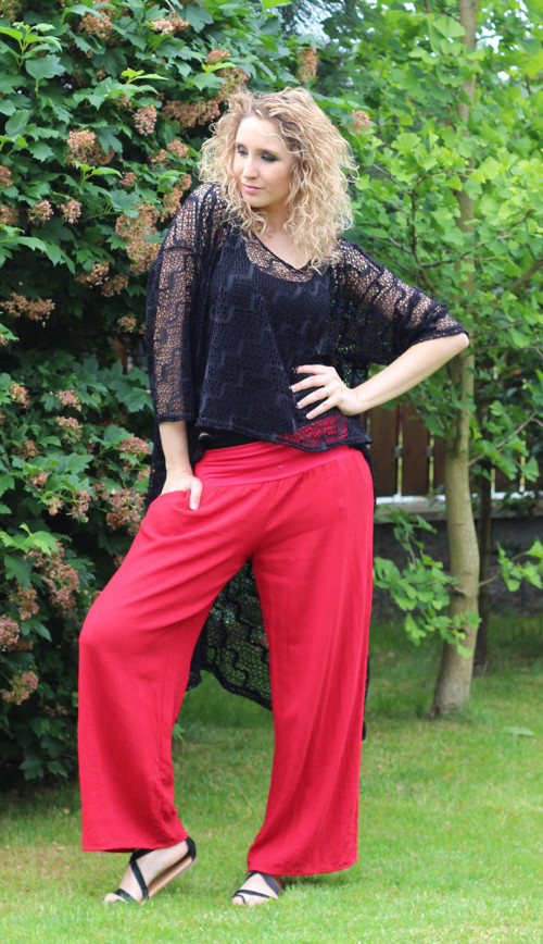 Volné letní kalhoty 