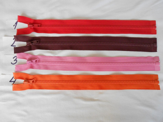 Zip dělitelný 80 cm