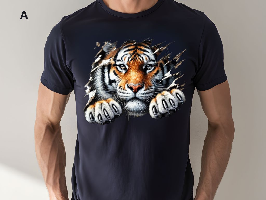 Pánské tričko s potiskem "Tygr"