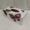 Krabice na kapesníky - Bordo motýl