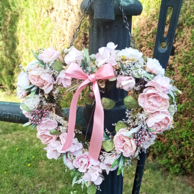 Srdce závěsné, růžové