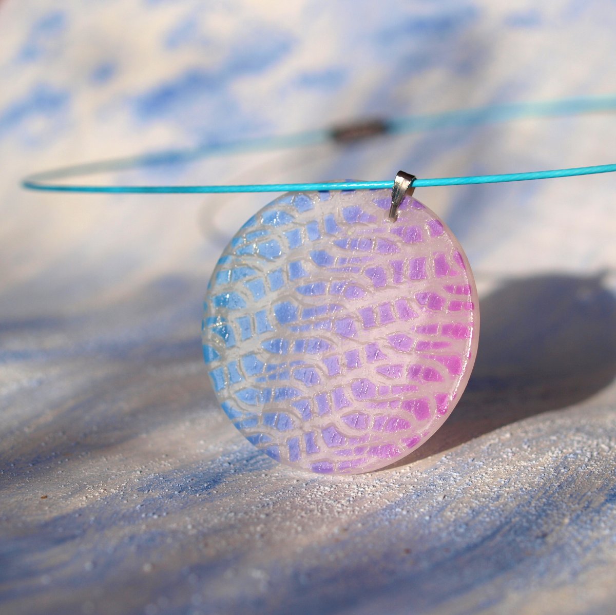 Náhrdelník - Bláznivé vlny v kruhu