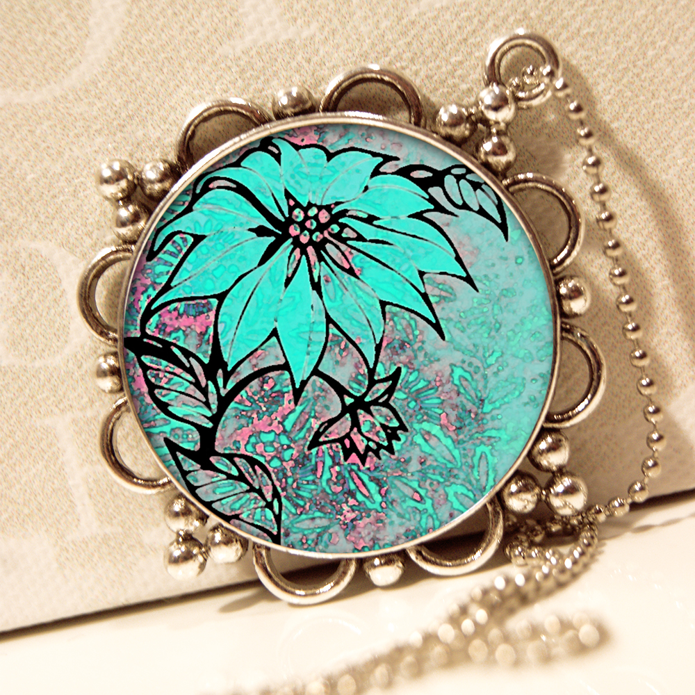 Epic flower - Ozdobný přívěsek na krk 