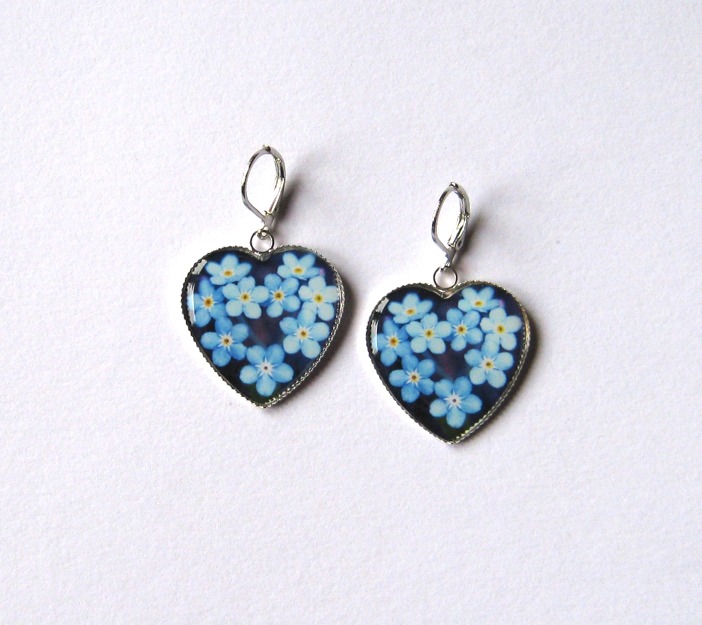 Srdce a naše JÁ ...Pomněnky - šťastné květy