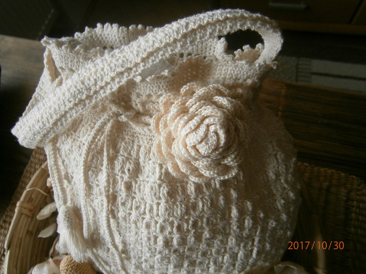 Nová, crochet kabelka.