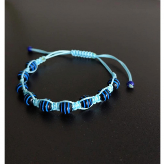 Náramek Shamballa s korálky