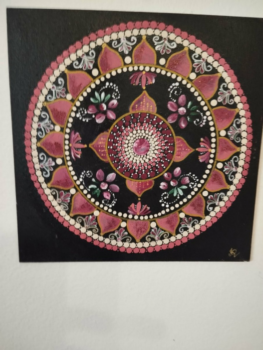 Mandala  Noční  růže