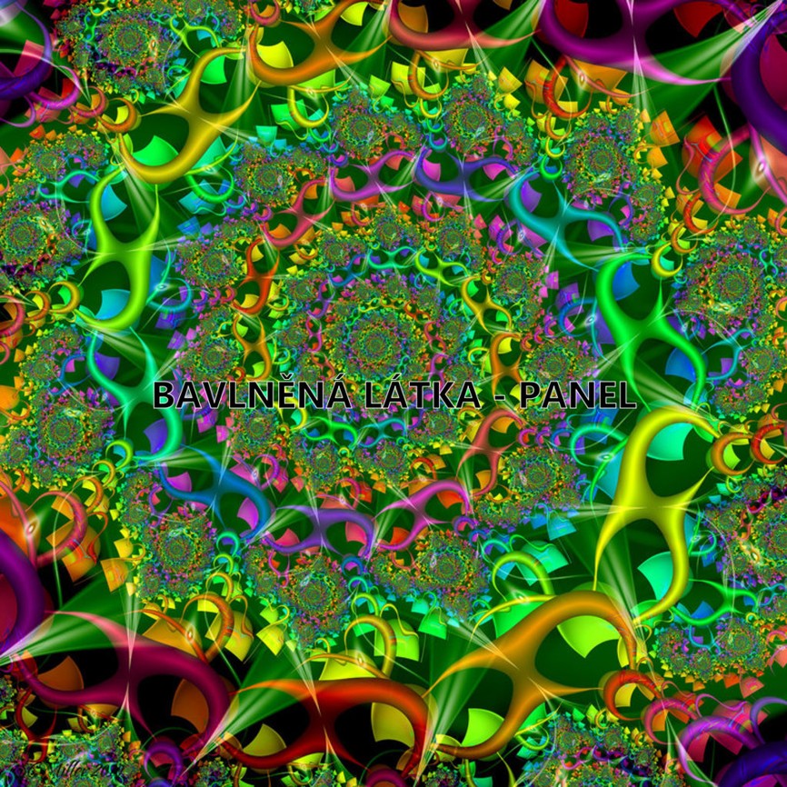 BAVLNĚNÝ PANEL - VELKÝ 35 X 35 cm MAN703