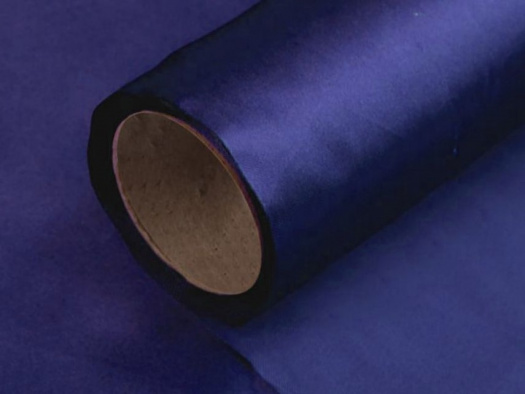 Satén jednostranný/stuha š.14cm - tmavě modrá