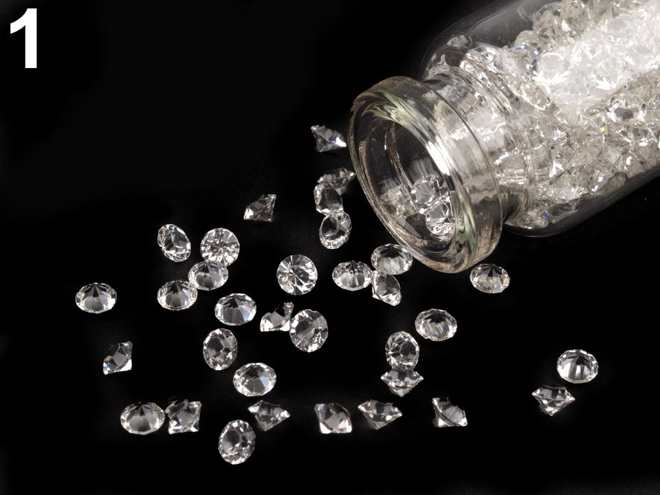 broušené kamínky 3,8-4 mm