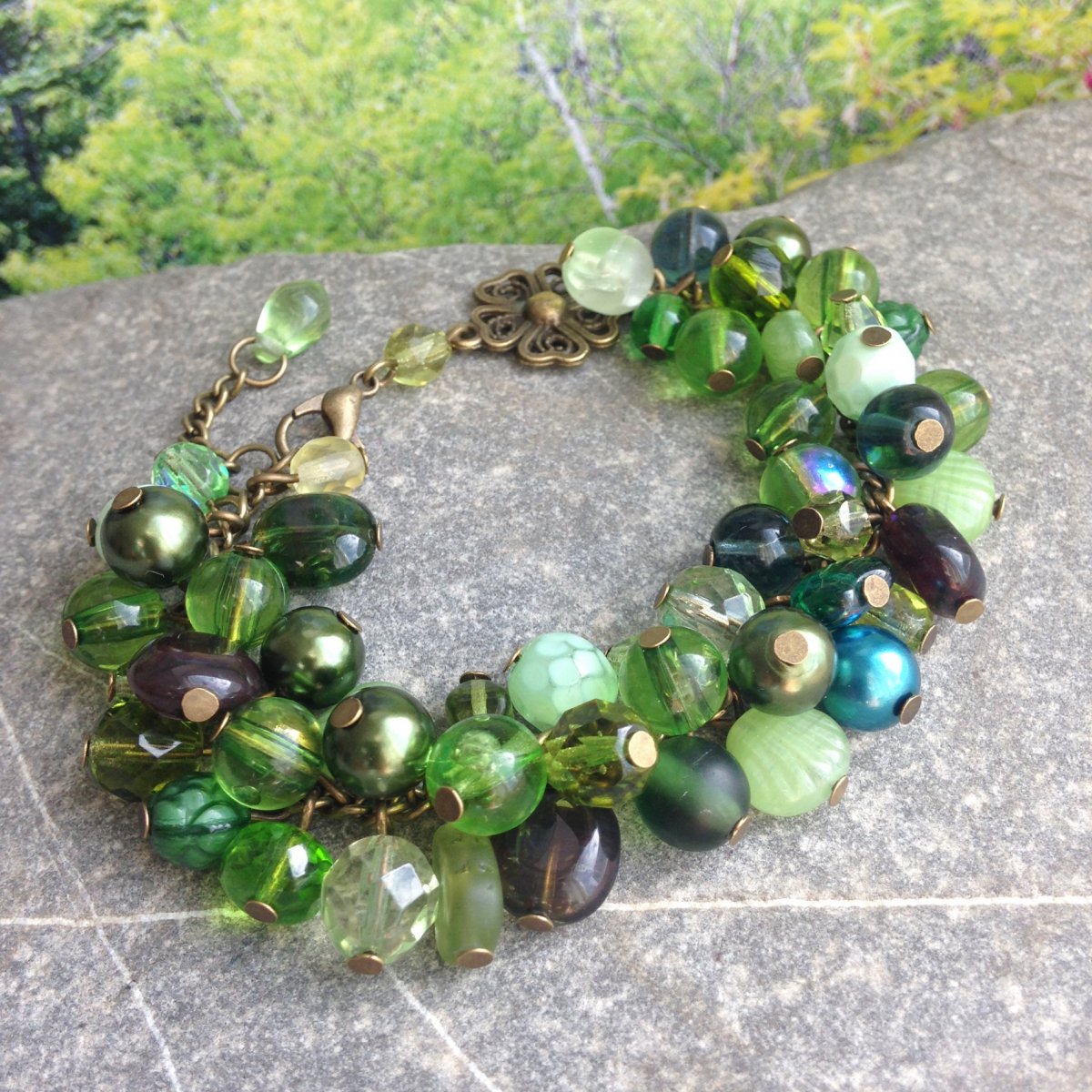 Lesní směs - náramek