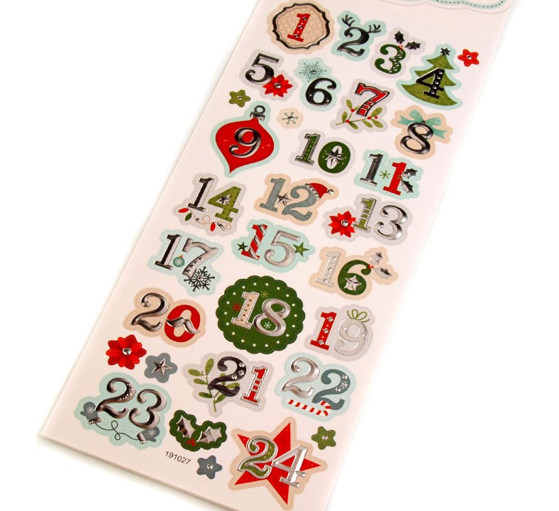 Vánoční samolepky