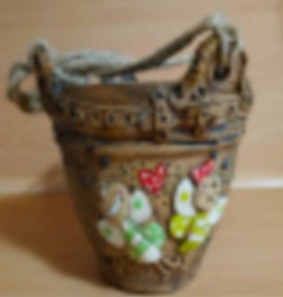 Závěsný obal na květináč - motýlci