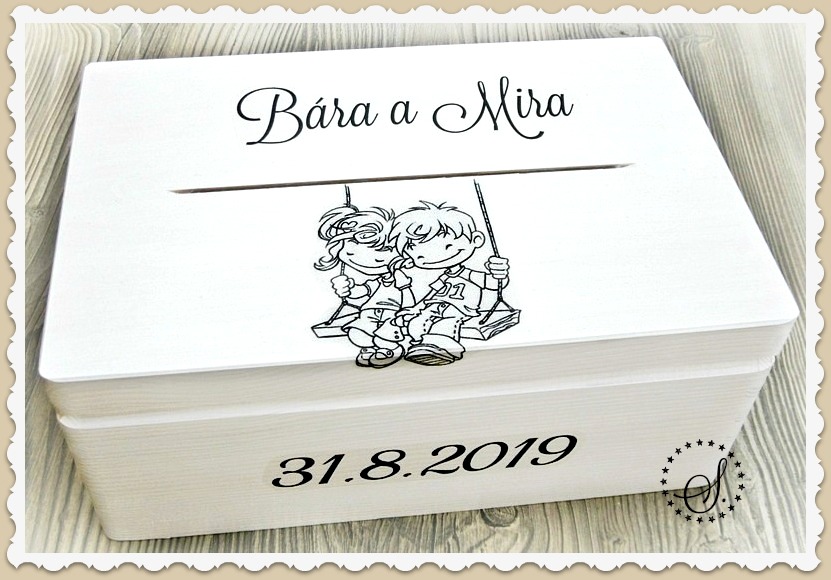 svatební truhla na přáníčka , fotky a jiné potřebné věcičky