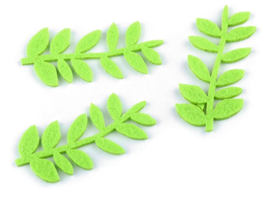 Filcové větvičky 30 x 60 mm (3ks)