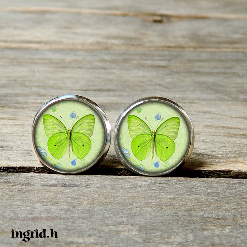 Náušničky motýlci