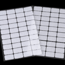Suchý zip samolepicí obdélníčky 15 x 25 mm - bílá