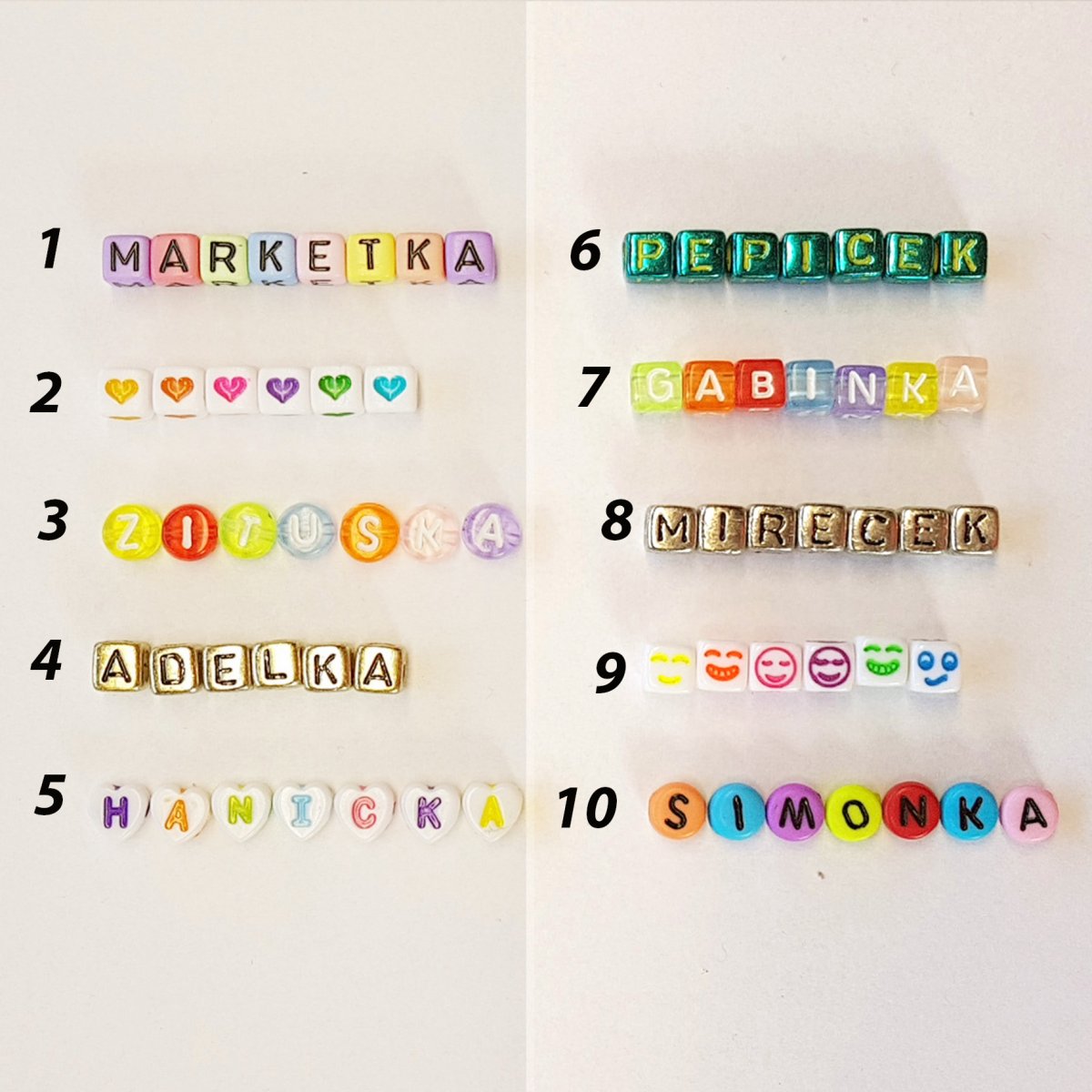 Písmenko - Jméno - č.1