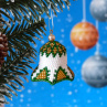 Vánoční ozdoba - zvoneček s trochou zlata