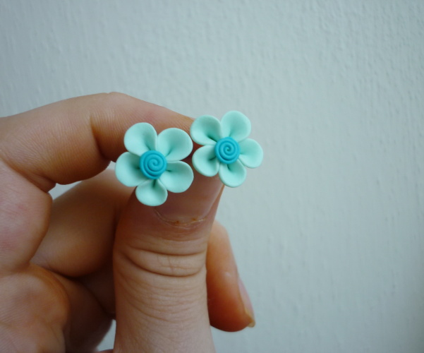 Kvítka - mint fimo náušnice