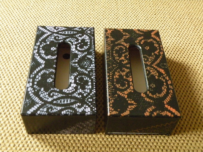 Originální krabička na kapesníky černá