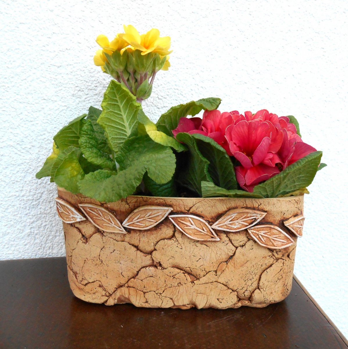 Truhlík s lístečky