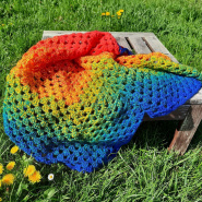 duhový/čakrový šátek