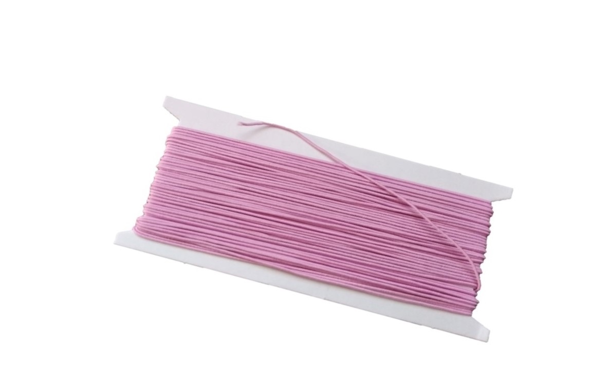 Kulatá pruženka - klobouková guma 1mm - délka 25m