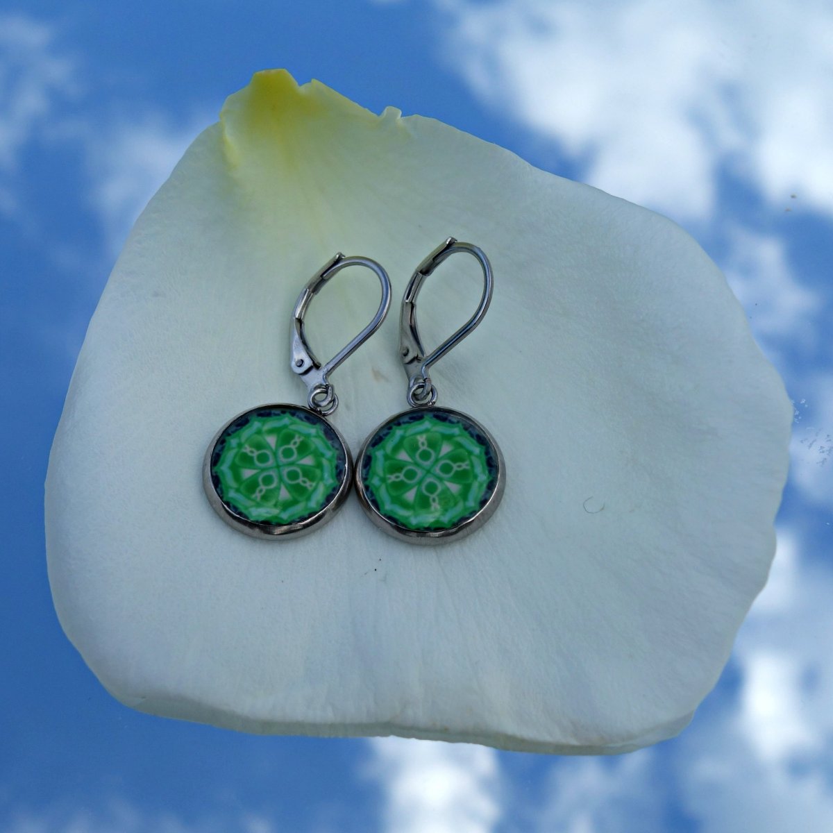 Náušnice malé mandala č.78