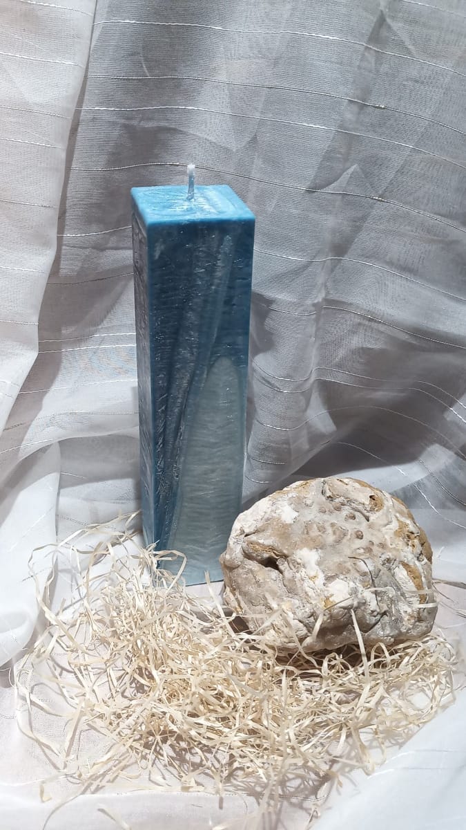 Svíčka z krystalického palmového vosku