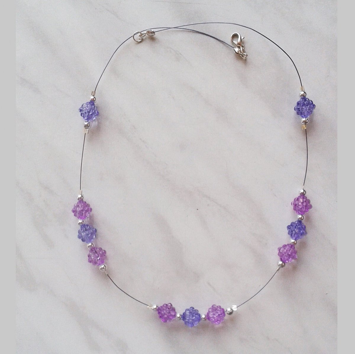 Nedozralé ostružiny - náhrdelník (858)