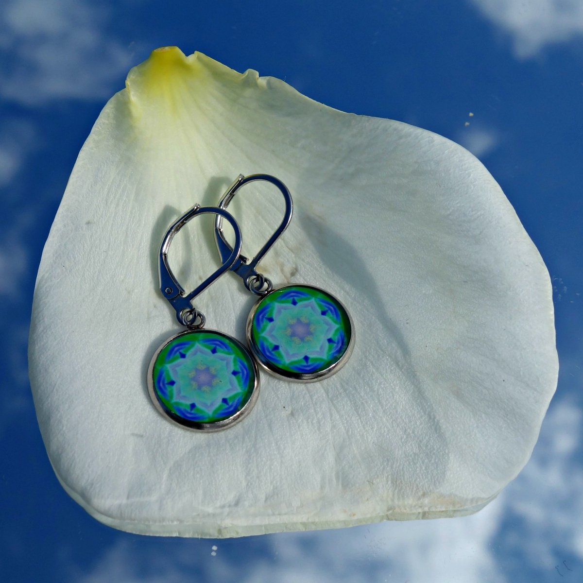 Náušnice malé mandala č.92