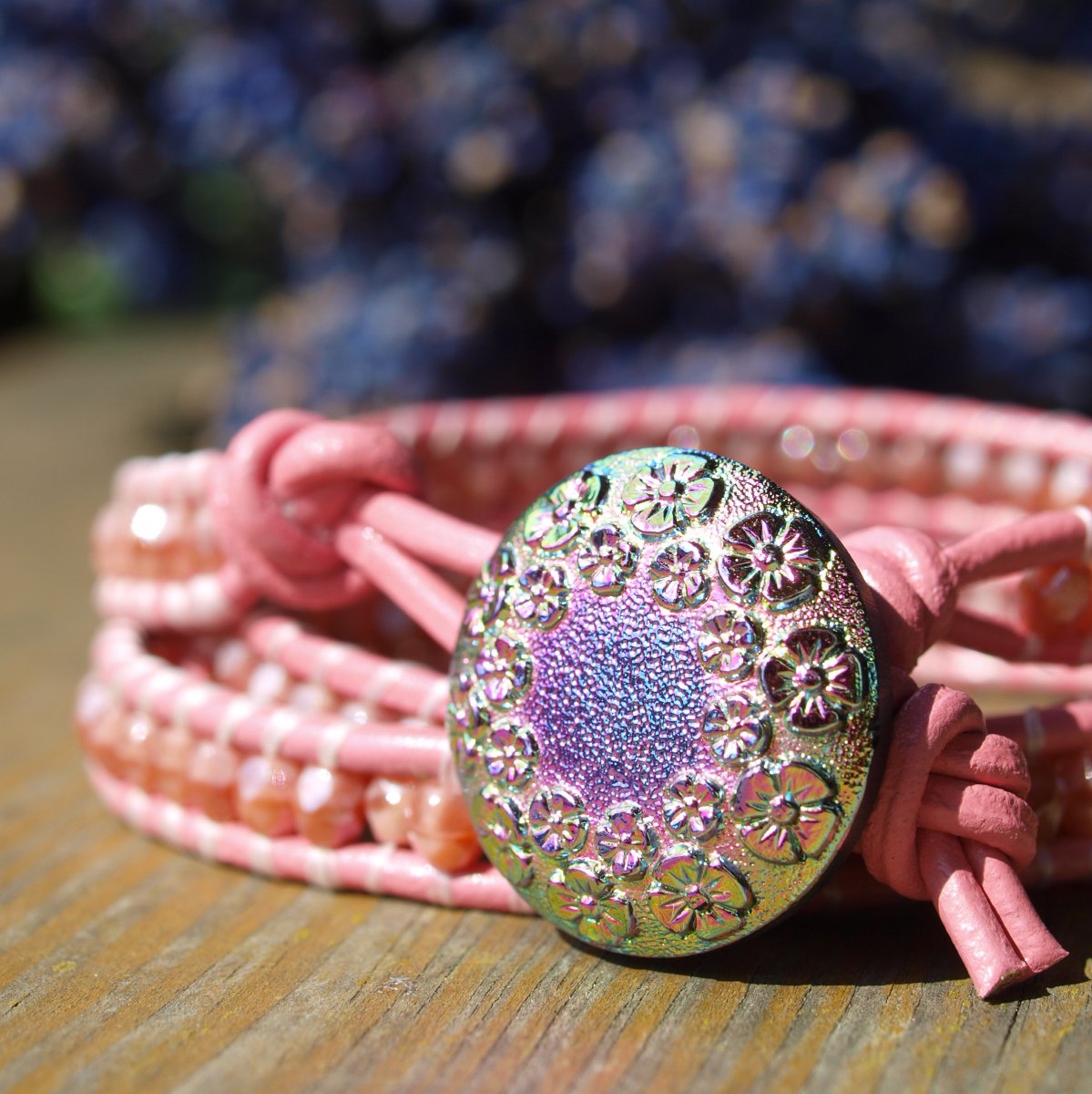 Náramek - Starorůžový