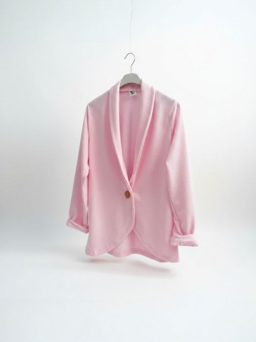 Dámské sako růžové- S/M